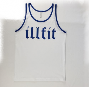 AZ - White / Royal Blue Men's Tank
