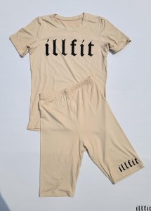 Women's iLL Biker Set - Khaki